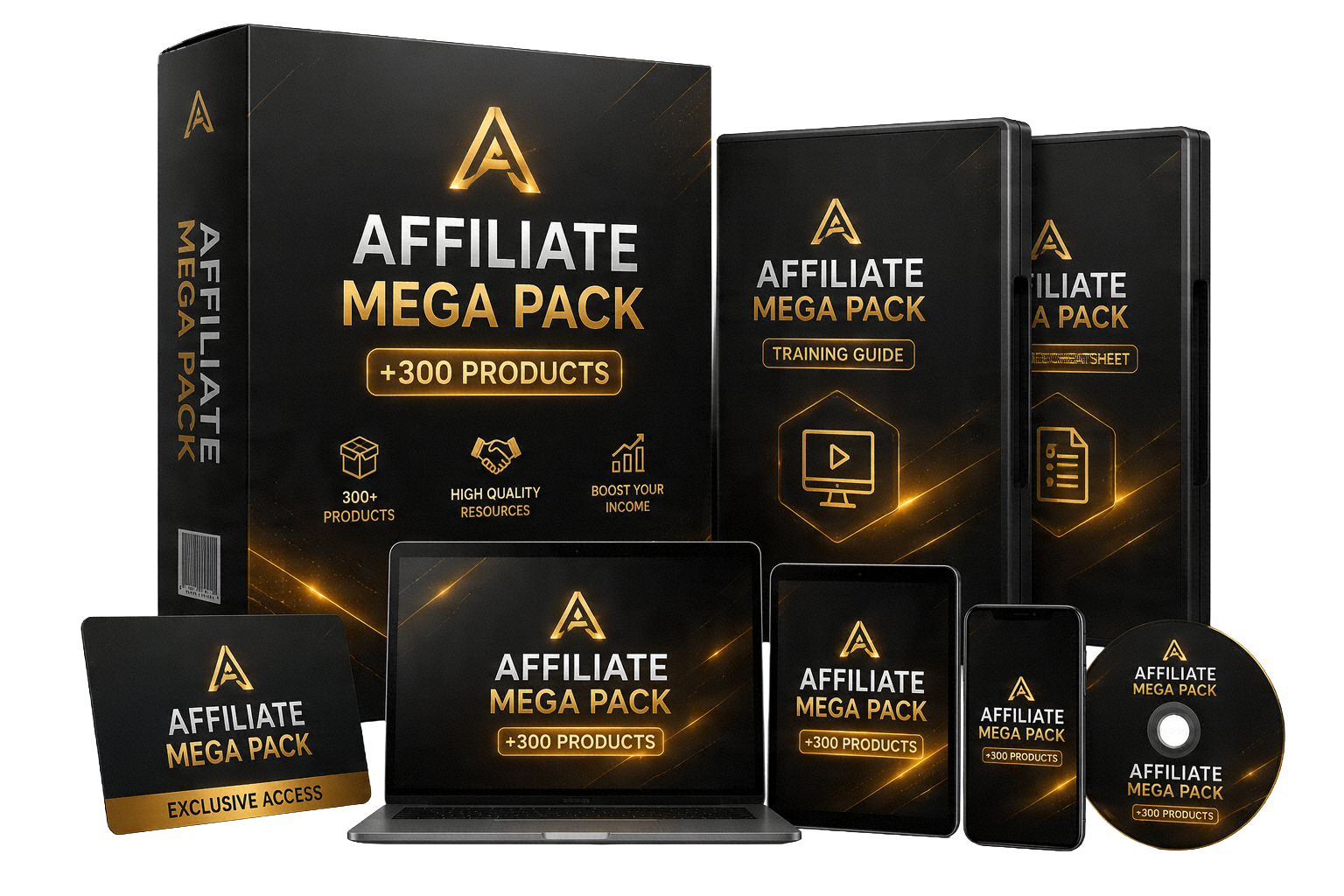 Affiliate Mega Pack - 300+ products bundle
